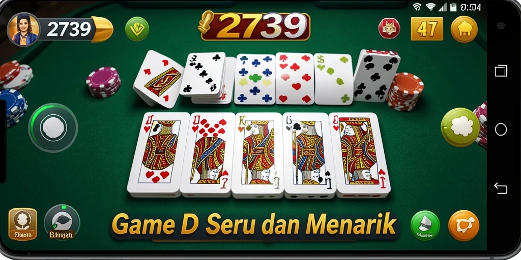 Tampilan gameplay menarik dari permainan Domino.