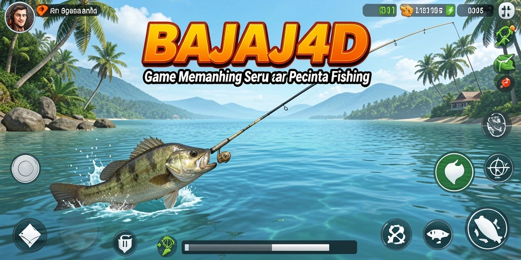 Screenshot gameplay BAJAJ4D menampilkan aksi memancing yang seru dan grafis menawan.