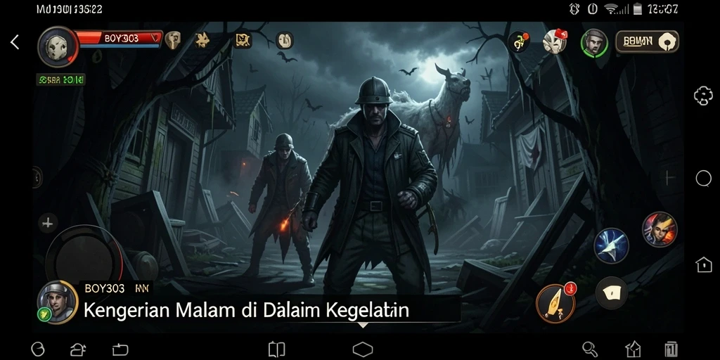 Tampilan gameplay BOY303 yang mencekam dan menakutkan.
