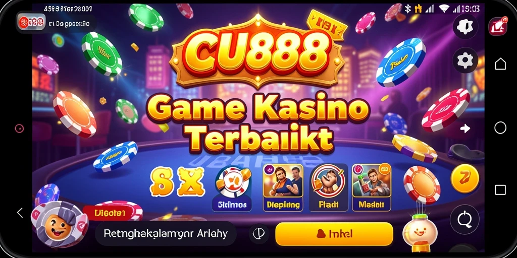 Screenshot CU888 menampilkan antarmuka permainan Kasino yang menarik dan interaktif.