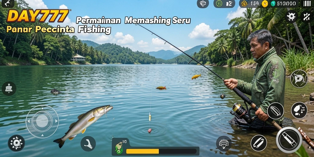 Tangkapan ikan menakjubkan dalam permainan DAY777.