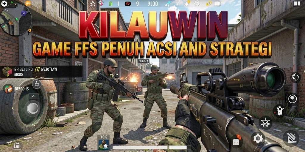 Screenshot gameplay KILAUWIN menampilkan aksi pertempuran yang intens.