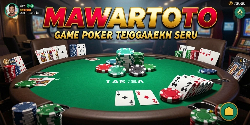 Tampilan gameplay MAWARTOTO dengan suasana Poker yang seru.