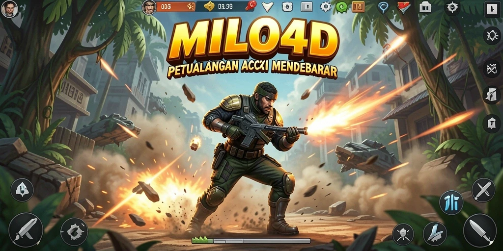 Tampilan gameplay seru dan mendebarkan dari MILO4D.