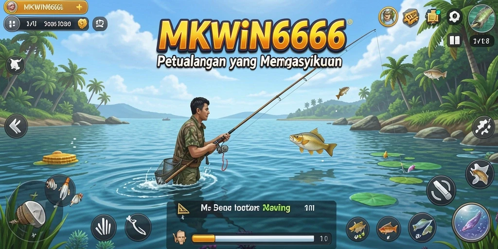 Tangkapan ikan yang sukses dalam gameplay <strong>MKWIN666</strong> yang menakjubkan.