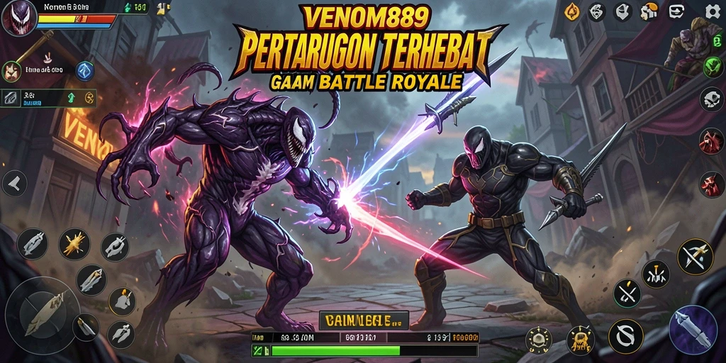 Tampak aksi seru dalam gameplay <strong>VENOM889</strong> saat pertempuran tim berlangsung.